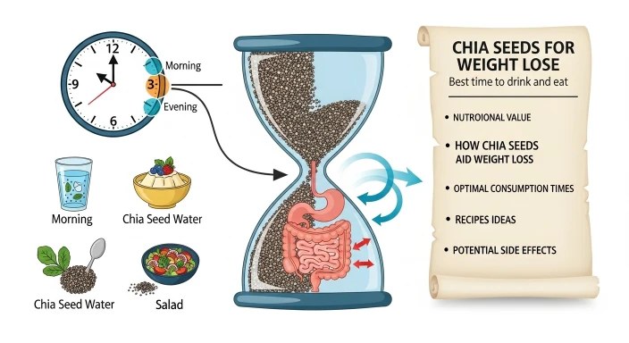 Chia Seeds for Weight Loss, Best time to drink and eat What You Will Learn in This Guide
