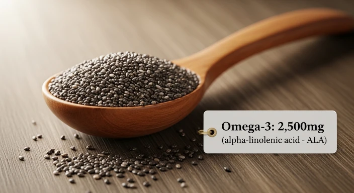How Much Omega-3 Is in One Tablespoon of Chia Seeds