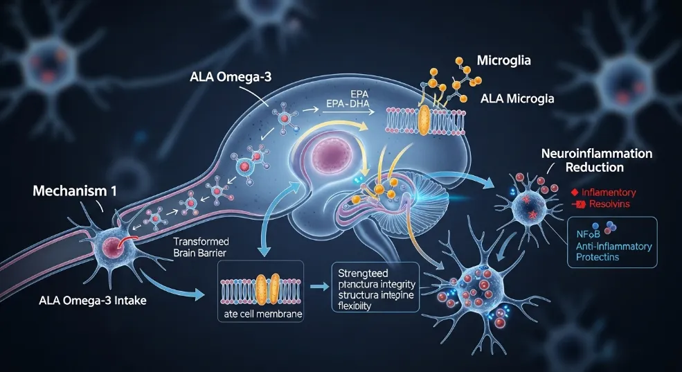 Mechanism 2 Prebiotic Fibre → SCFA Production → Brain Function