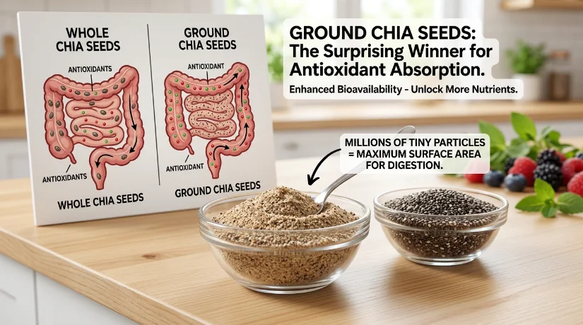 Ground Chia Seeds The Surprising Winner for Antioxidant Absorption