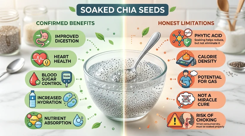 Soaked Chia Seeds Every Confirmed Benefit and Every Honest Limitation