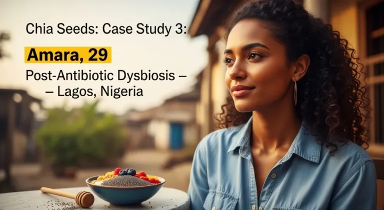 Case Study 3 Amara, 29, Post-Antibiotic Dysbiosis — Lagos, Nigeria