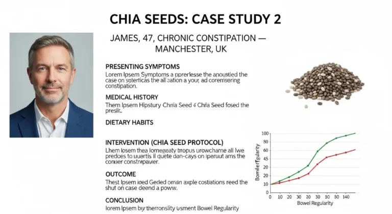 Chia Seeds Case Study 2 James, 47, Chronic Constipation — Manchester, UK